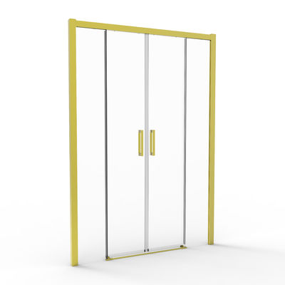 Aluminium, titane couleur brossée, porte coulissante, salle de bain salle de douche