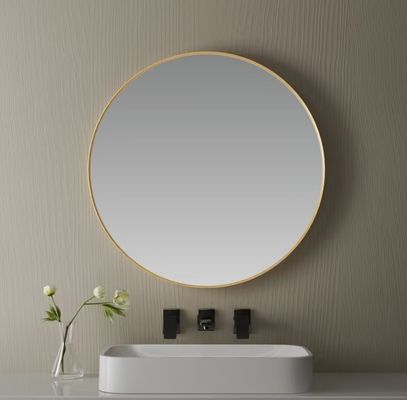 Rétroviseur de salle de bain LED intelligent en alliage d'aluminium avec fonctionnalités, dimensions et styles personnalisables